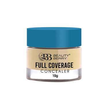 Beauty Berry Full Coverage Concealer, Easy to Blend, Ultra Lightweight & Long Lasting Concealer | Creamy Texture, Highly Pigmented, Waterproof Concealer for Face Makeup (LIGHT FAIREST-06, 1)